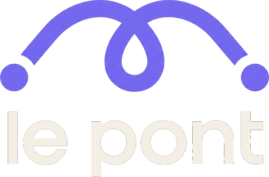 Logo Le Pont, accompagnement L&D et IA